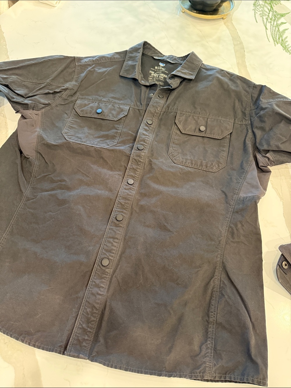 Kuhl The Outsider Shrt Jac Shirt Jacket in Brown Size Large